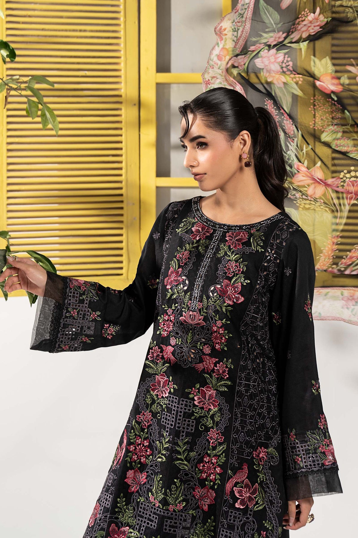 Maria B | Eid Festive Pret | DW-EF26-10 - Luxury Dress - available at Maria Faisal in UK and USA.