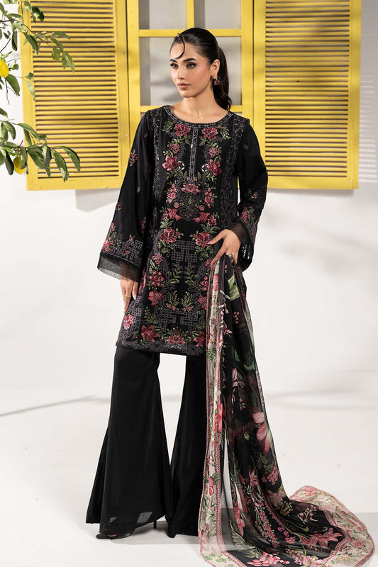 Maria B | Eid Collection 2026 | Dw-Ef26-10 Black - Luxury Dress - available at Maria Faisal in UK and USA.