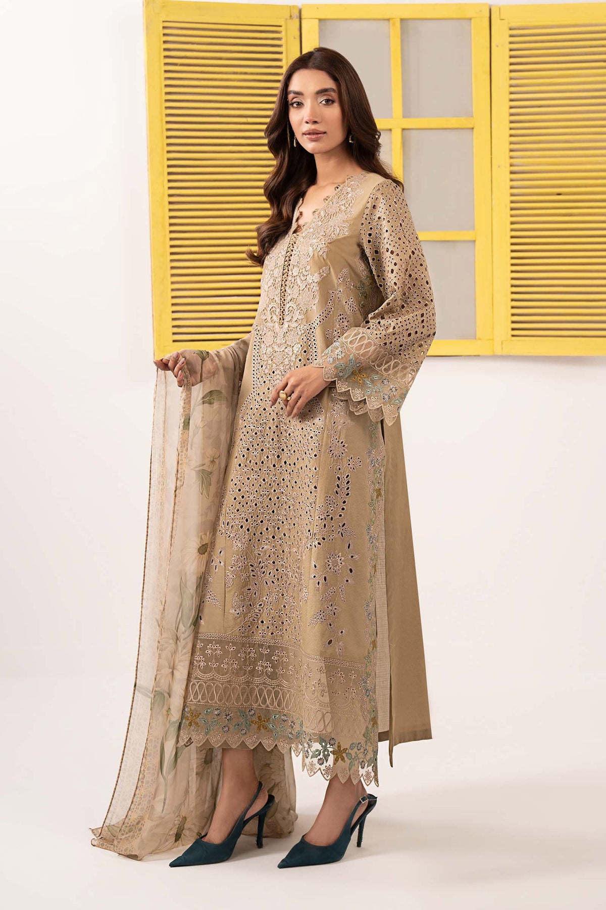 Maria B | Eid Collection Pret | DW-EF26-34 - Dress - available at Maria Faisal in UK and USA.