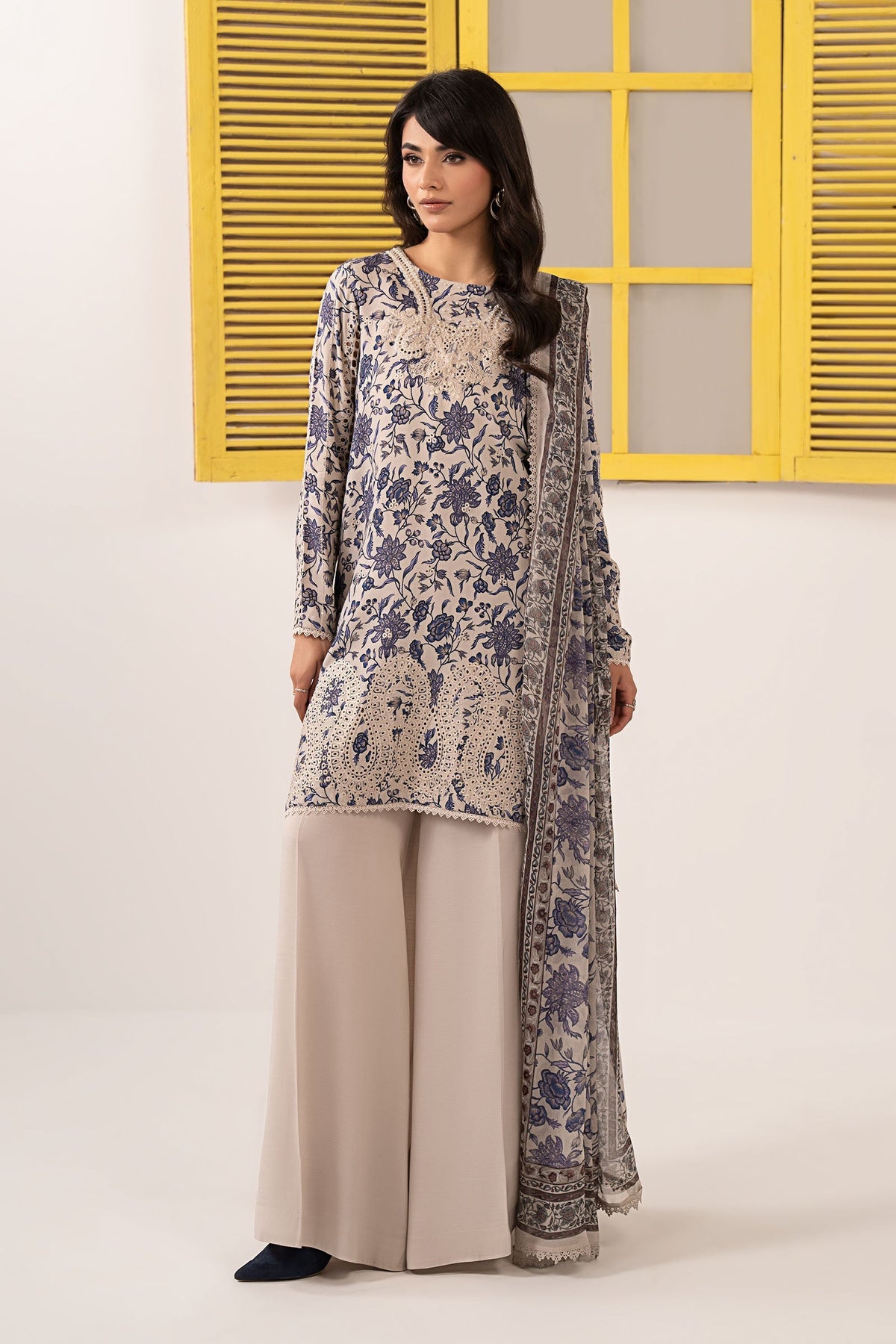 Maria B | Eid Festive Pret | DW-EF26-37 - Luxury Dress - available at Maria Faisal in UK and USA.