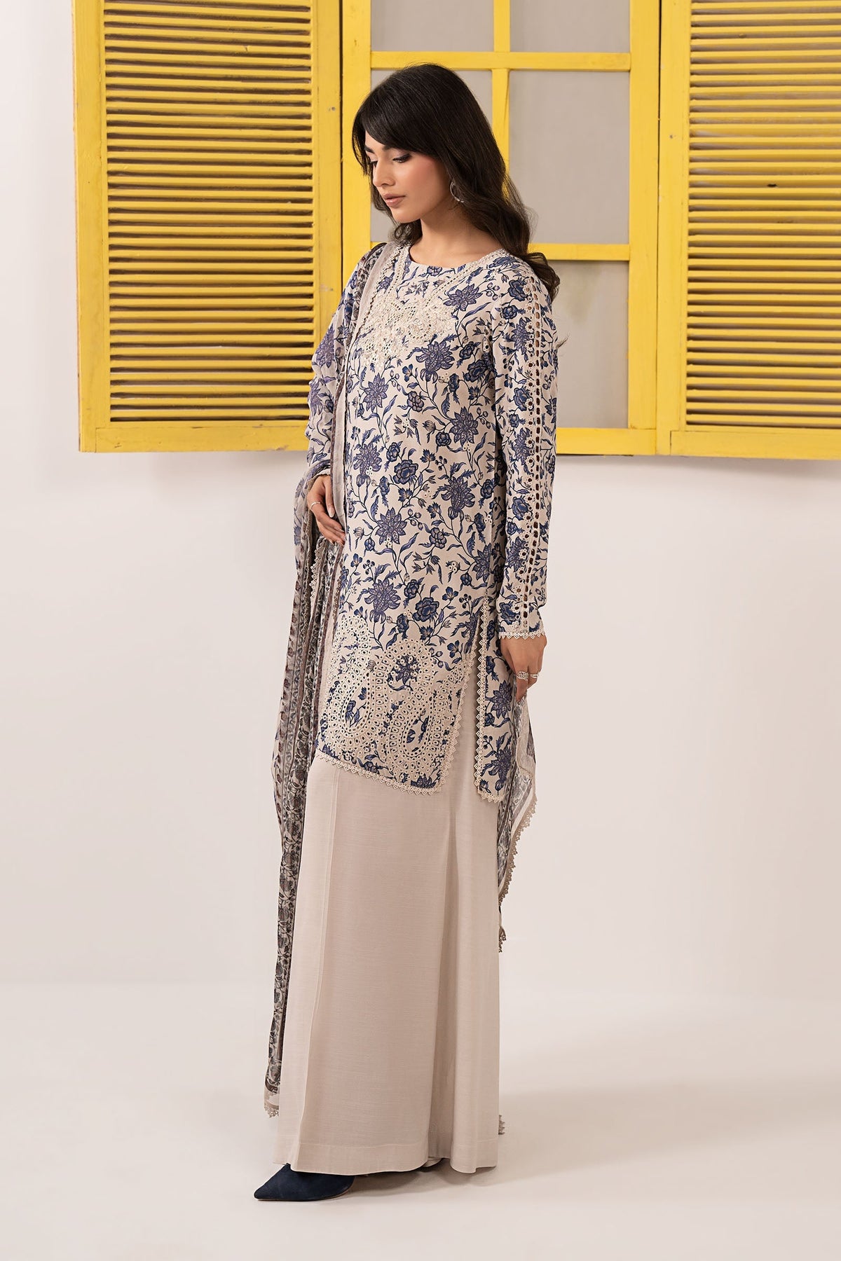 Maria B | Eid Festive Pret | DW-EF26-37 - Luxury Dress - available at Maria Faisal in UK and USA.