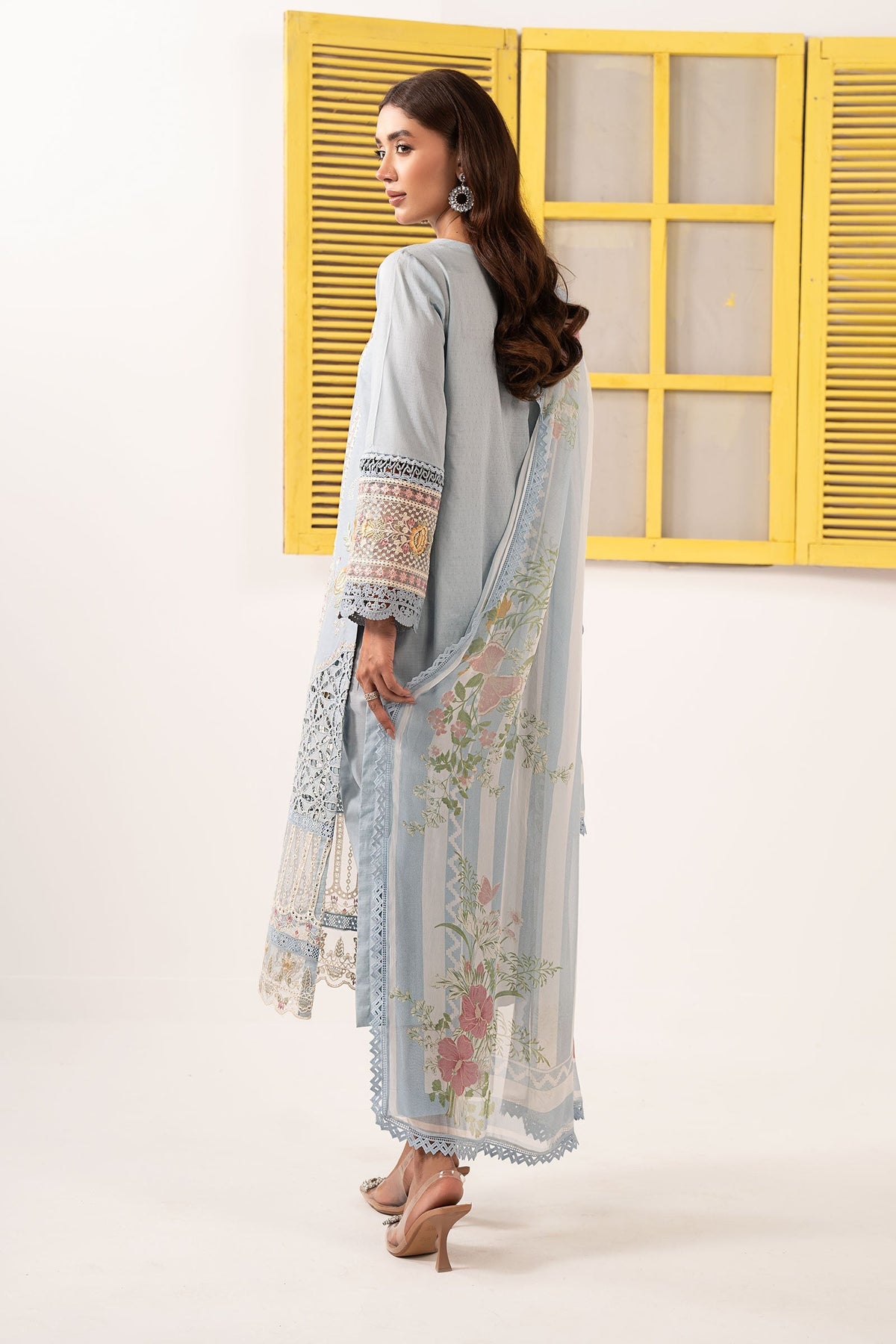 Maria B | Eid Festive Pret | DW-EF26-60 - Luxury Dress - available at Maria Faisal in UK and USA.