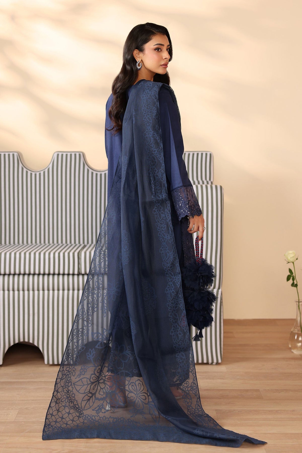 Maria B | Pre Fall 25 | Dobby Suit 12 - Ladies Clothes - Maria Faisal