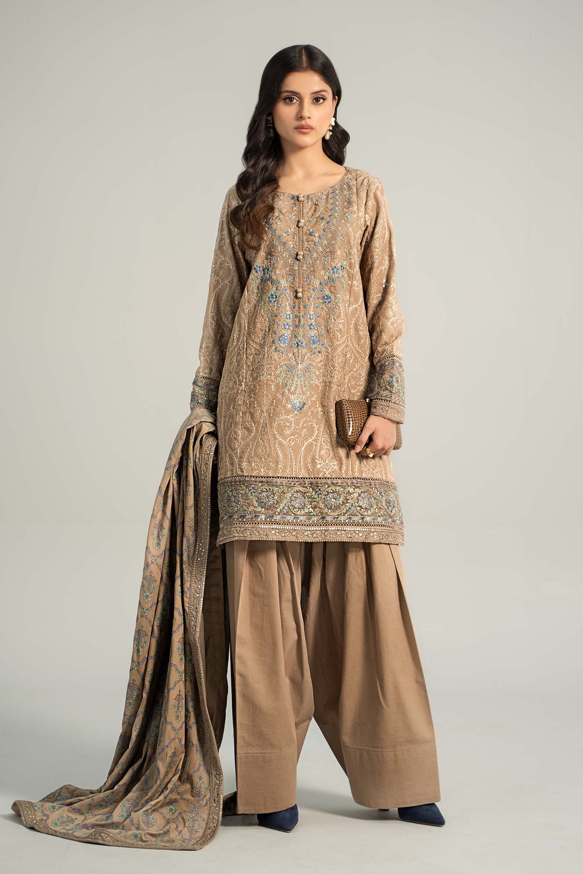 Maira B | Ready to Wear | DW-W24-12 by Maria Faisal - Registered Vendor of : Maria B - type : Wedding Dress - 100% original wedding dresses