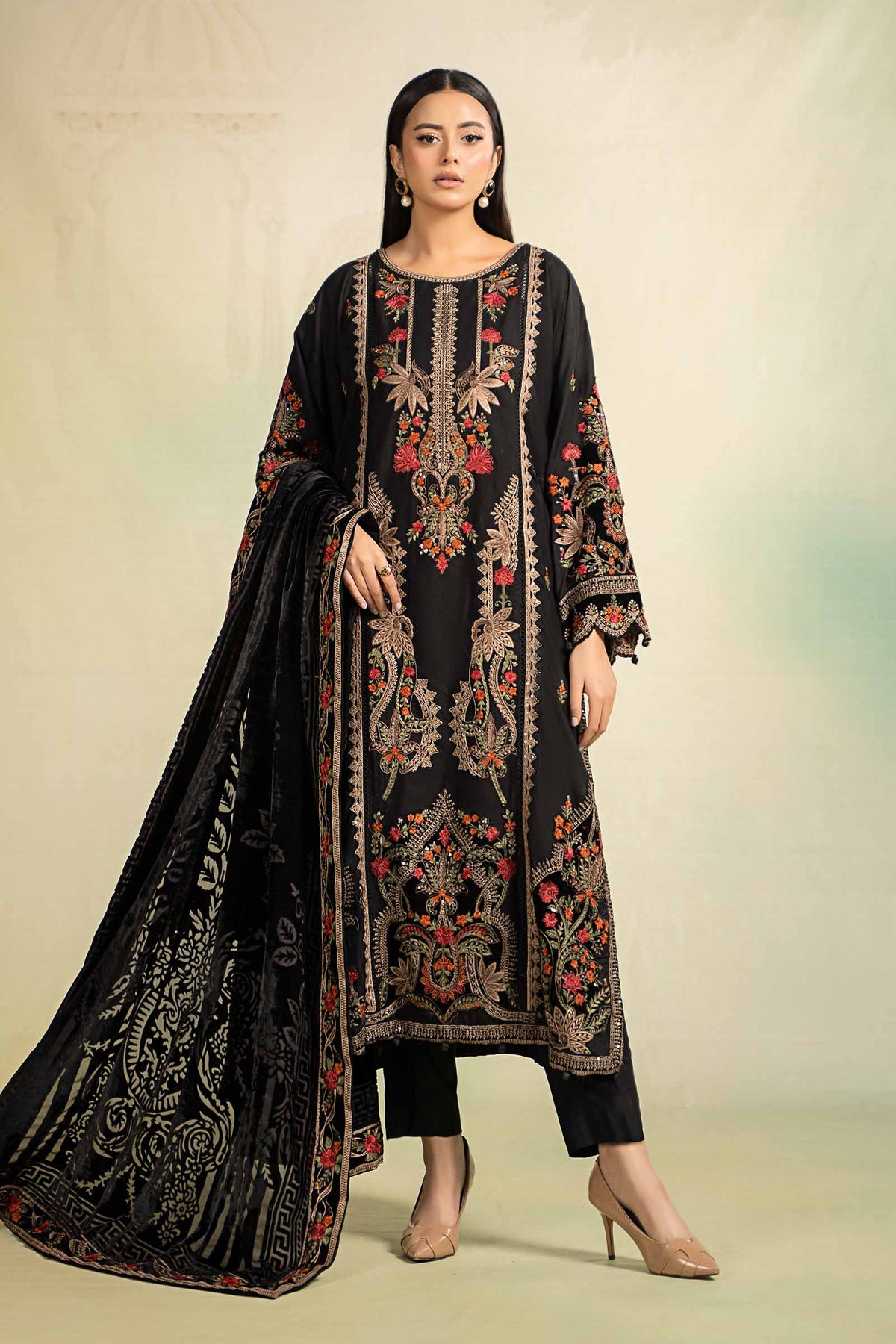 Maira B | Ready to Wear | DW-W24-16 by Maria Faisal - Registered Vendor of : Maria B - type : Wedding Dress - 100% original wedding dresses