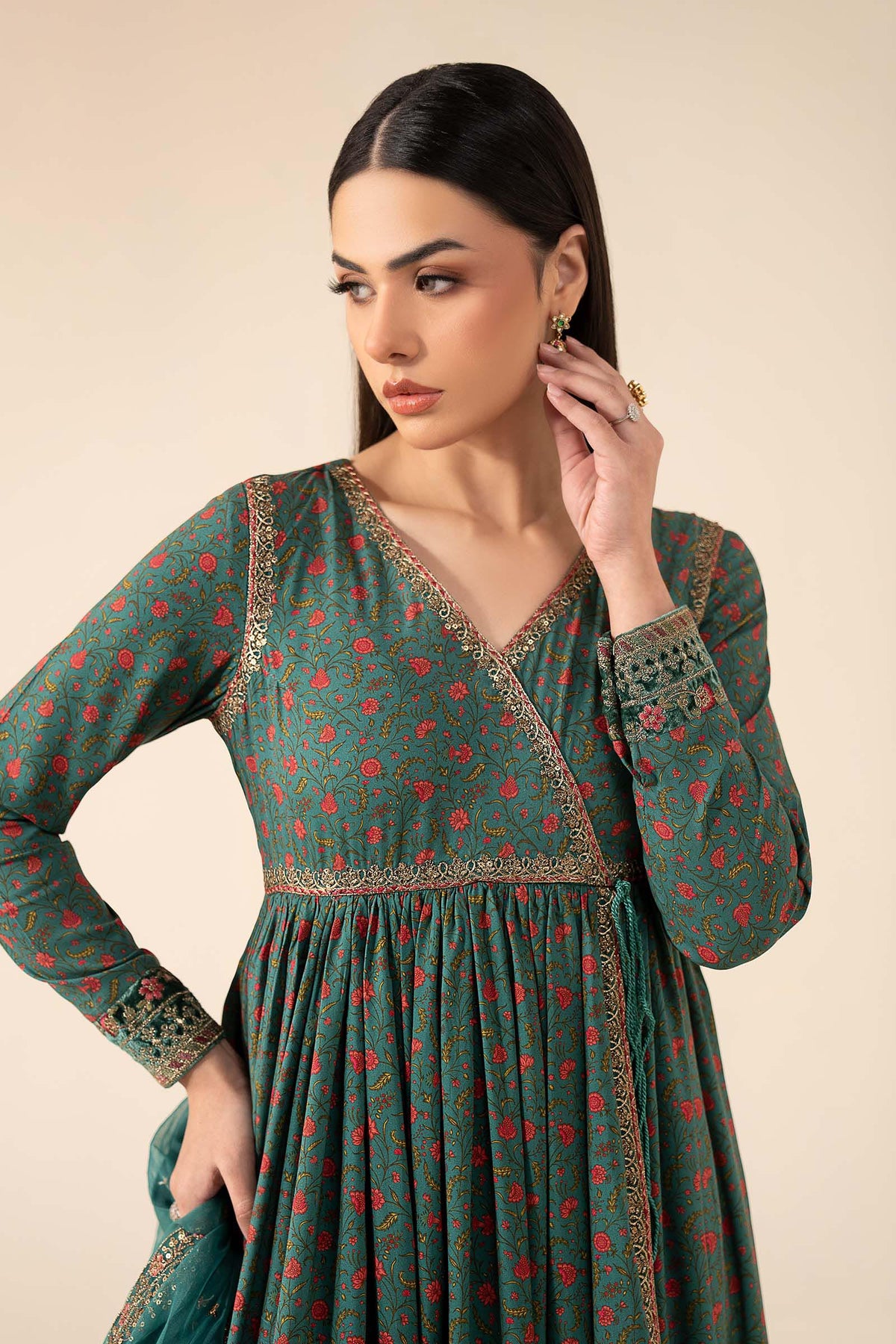 Maria B | Eid Festive Pret | DW-W25-25 - Luxury Dress - available at Maria Faisal in UK and USA.