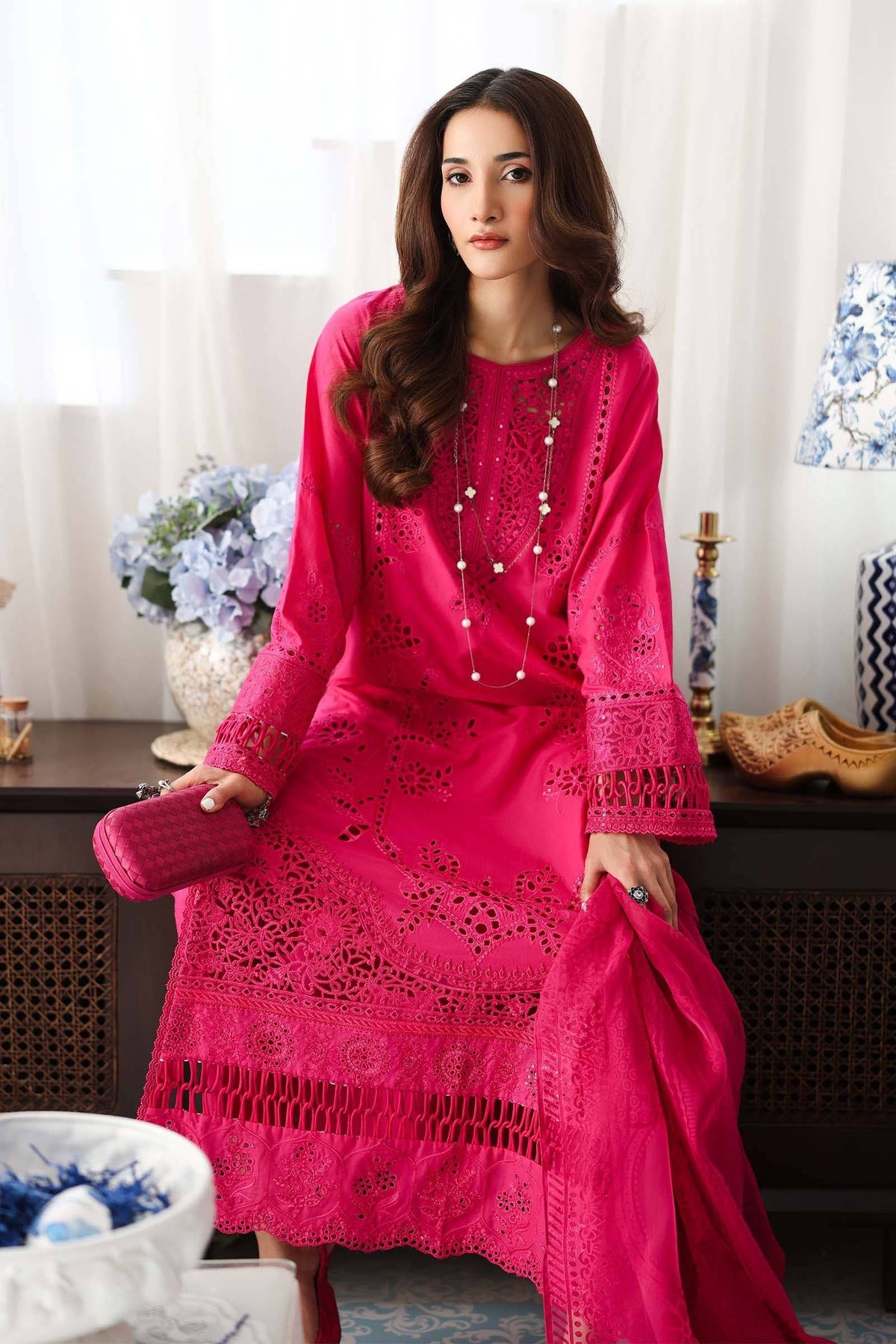 Maria B | Luxury Pret 25 | DW-EA25-74 by Maria Faisal - Registered Vendor of : Maria B - type : - 100% original wedding dresses