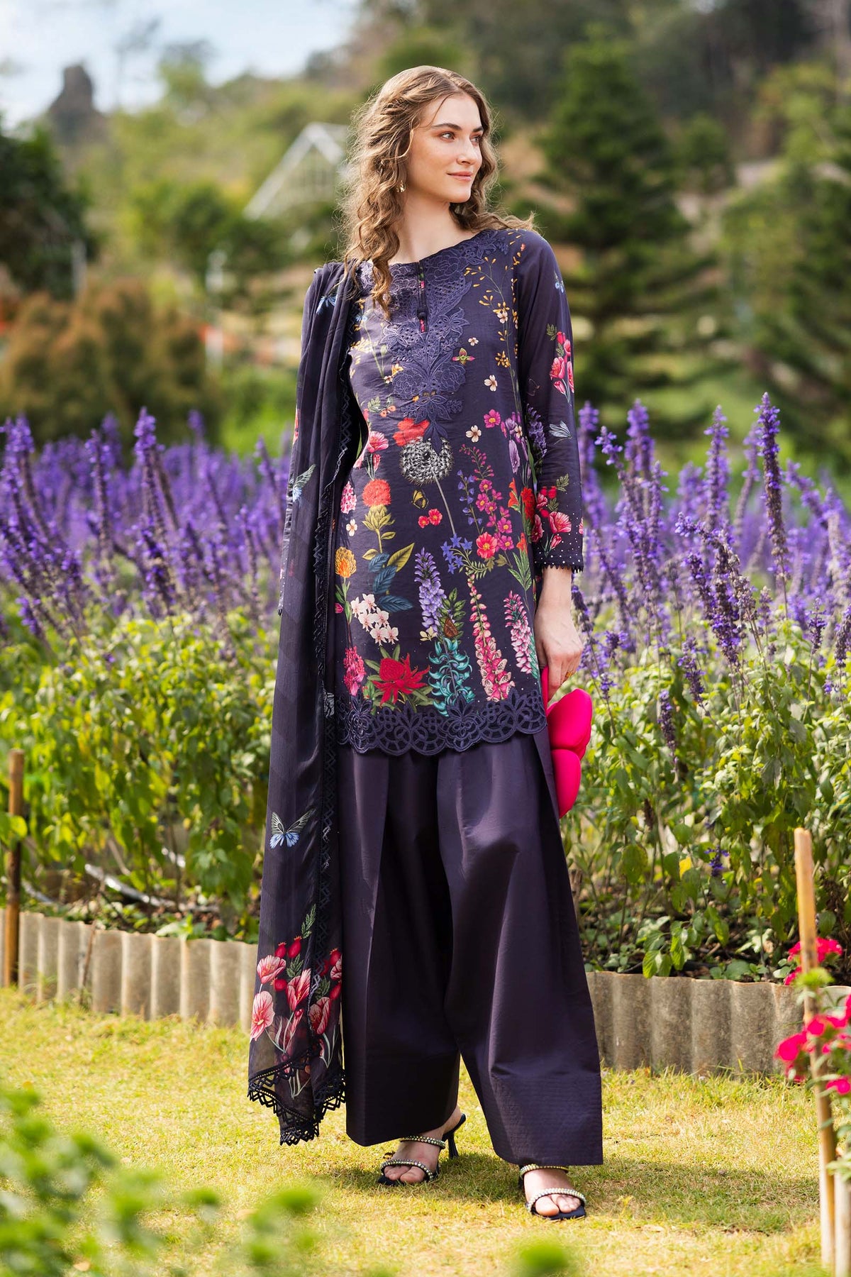 Maria B | Eid Collection Pret | DW-EF26-54 - Dress - available at Maria Faisal in UK and USA.