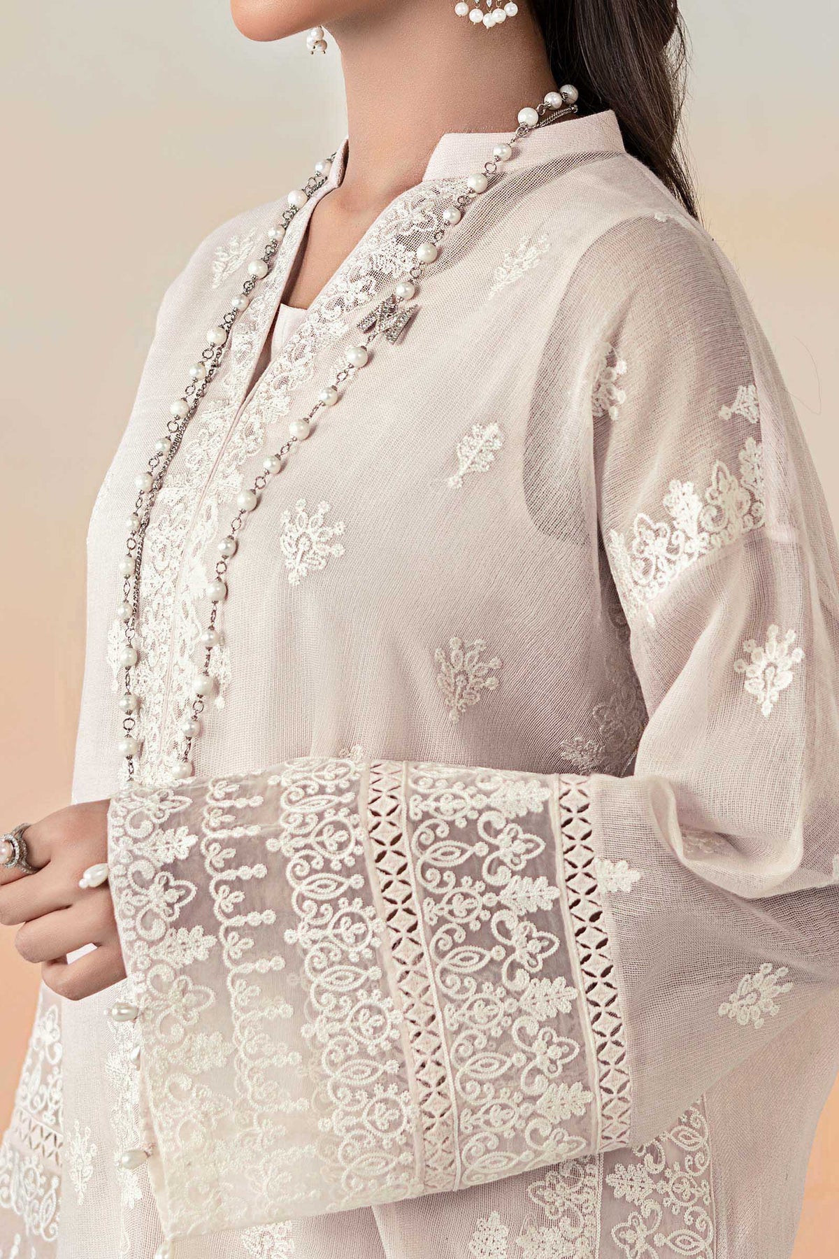 Maira B | Ready to Wear | DW-EF25-92 Off White by Maria Faisal - Registered Vendor of : Maria B - type : Wedding Dress - 100% original wedding dresses