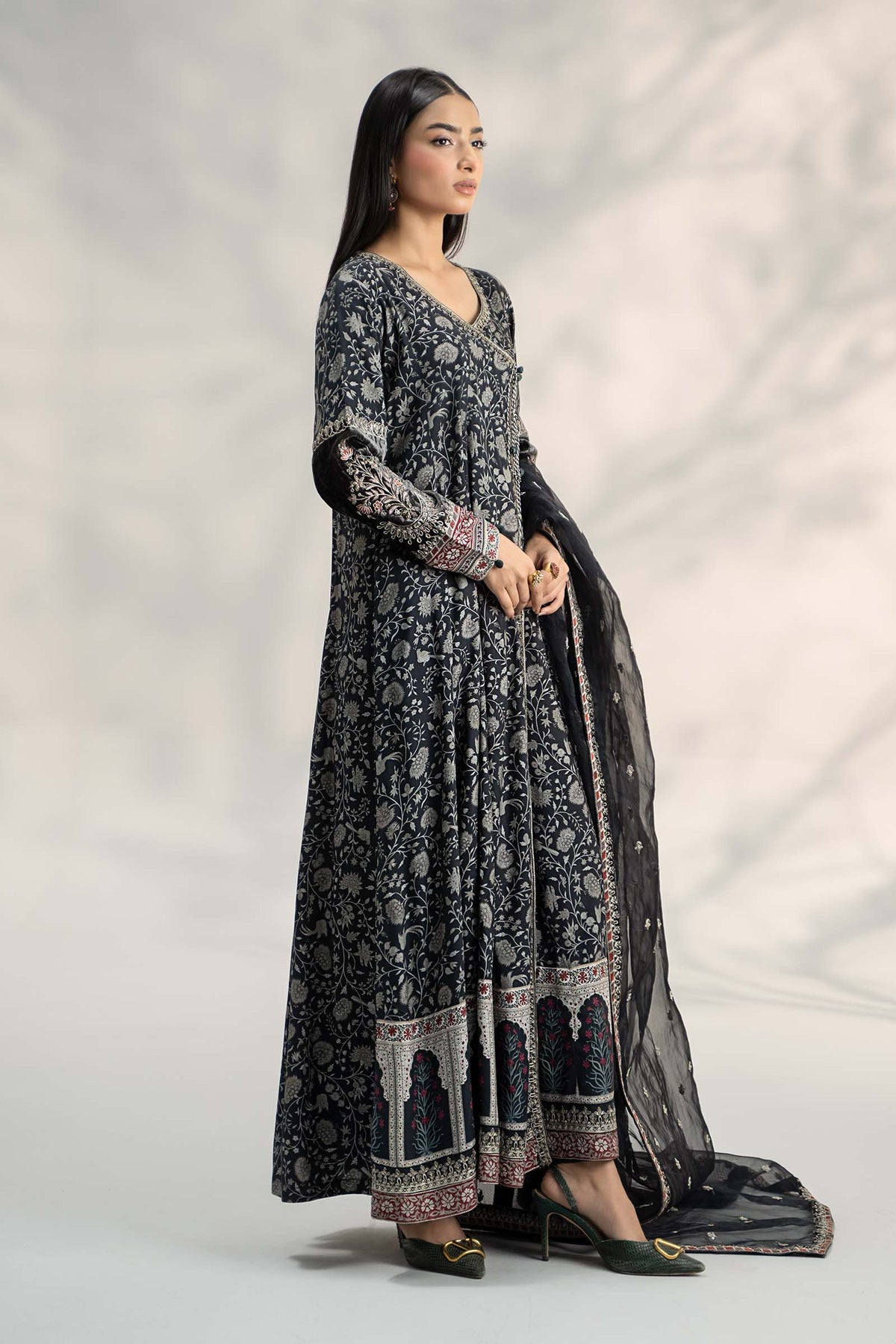 Maira B | Ready to Wear | DW-W24-89 by Maria Faisal - Registered Vendor of : Maria B - type : Wedding Dress - 100% original wedding dresses
