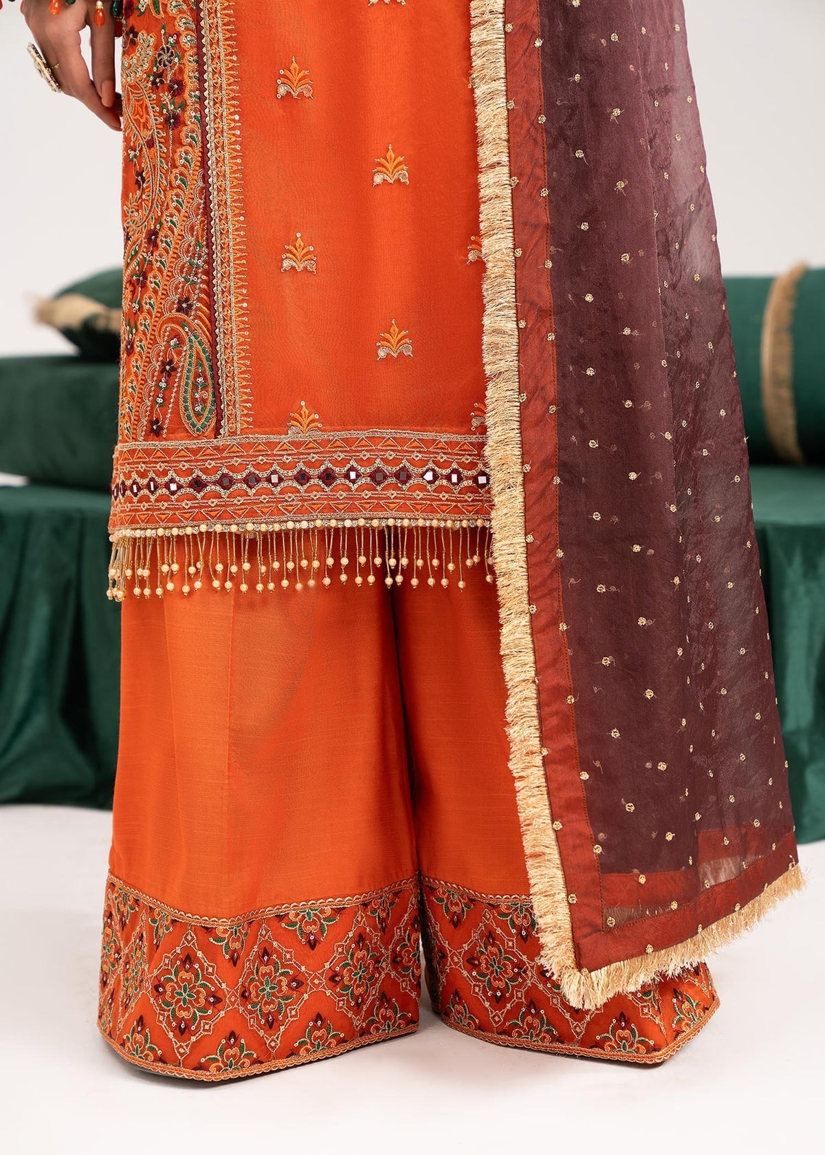 Dastoor | Sajni Luxury Eid Collection 24 | Ruby - Maria Faisal