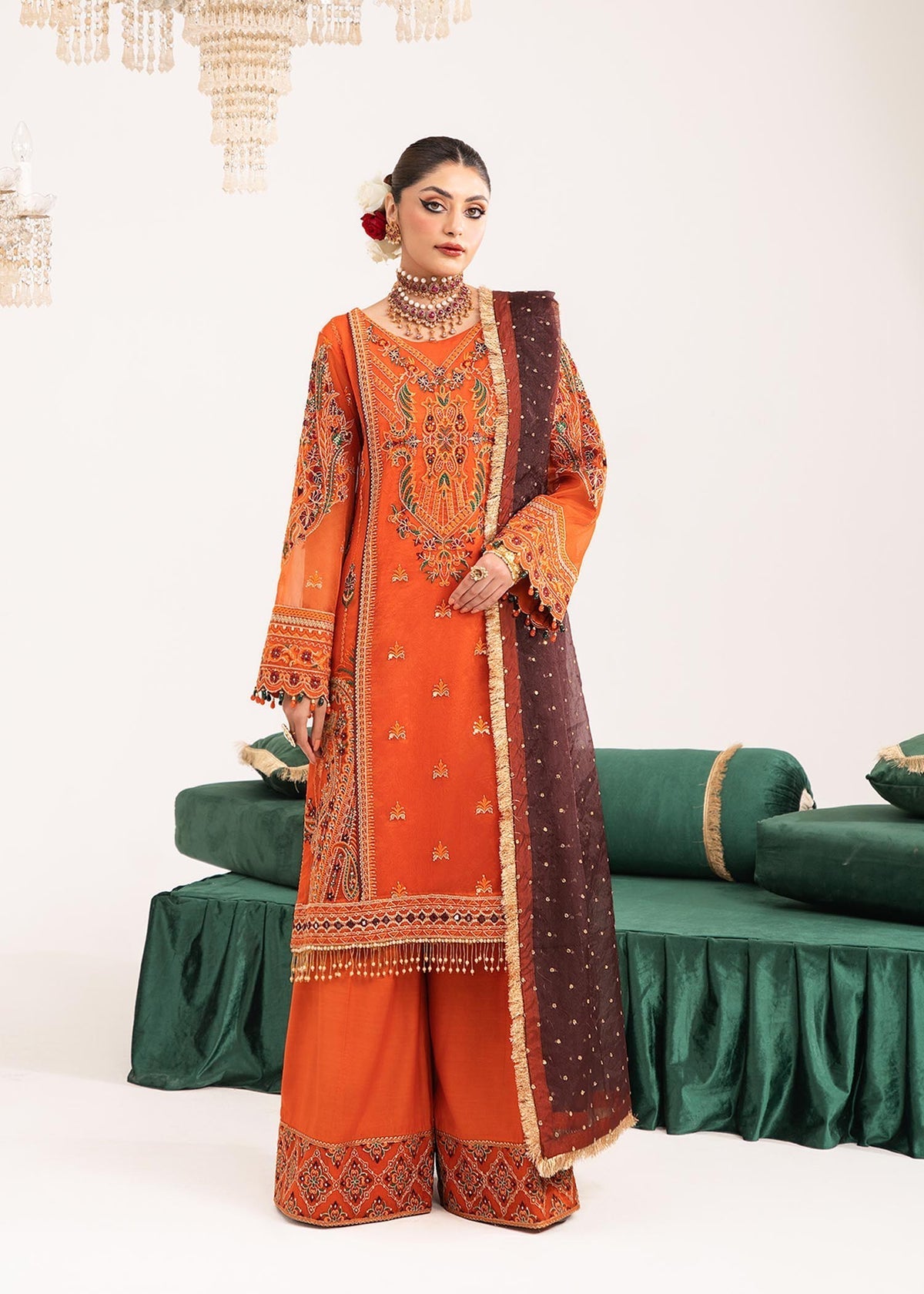 Dastoor | Sajni Luxury Eid Collection 24 | Ruby - Maria Faisal