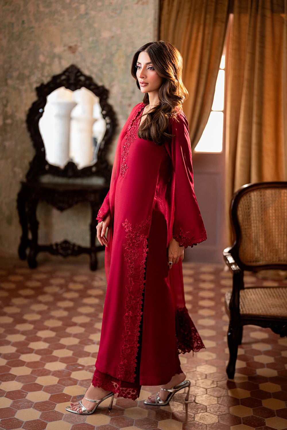 Azure | Vogue Formals | Dazzlyn - Formal Dress - available at Maria Faisal in UK and USA.