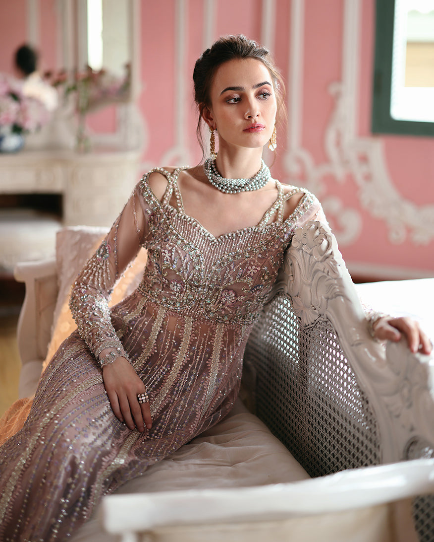 Mushq | The Muse | Dianna - Bridal Dress - available at Maria Faisal in UK and USA.