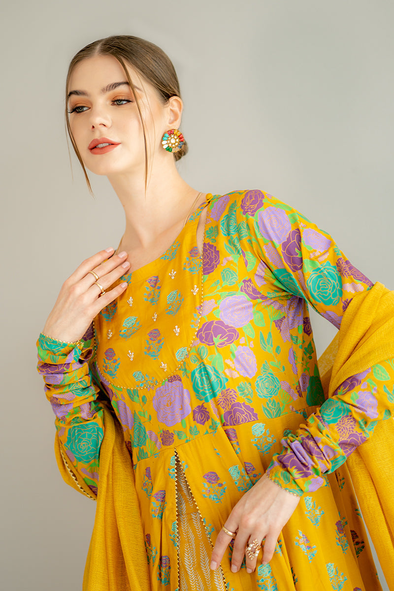 Ego | Diva Premium | GOLD 3 PIECE - Ladies Clothes - Maria Faisal