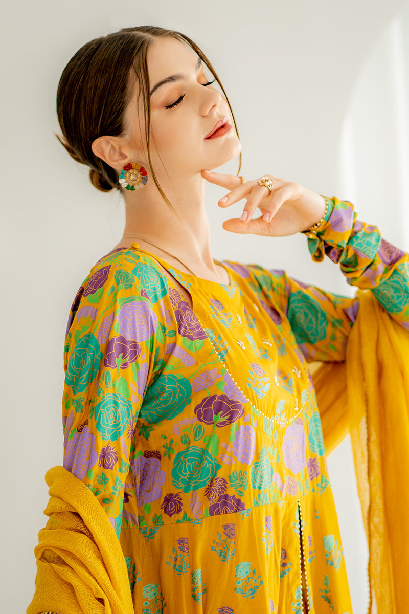 Ego | Diva Premium | GOLD 3 PIECE - Ladies Clothes - Maria Faisal