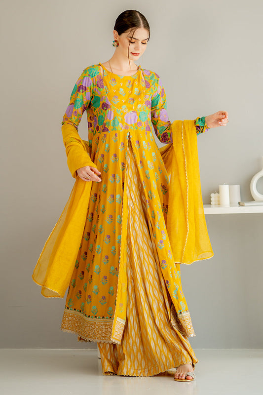 Ego | Diva Premium | GOLD 3 PIECE - Ladies Clothes - Maria Faisal