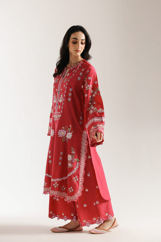 Ethnic | Rozana Collection 25 | Embroidered Dress 08A - Ladies Clothes - Maria Faisal