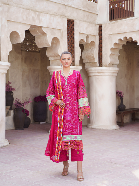 Zebtan | Zeenat Luxury Lawn Eid Collection | ZL 09 - Maria Faisal