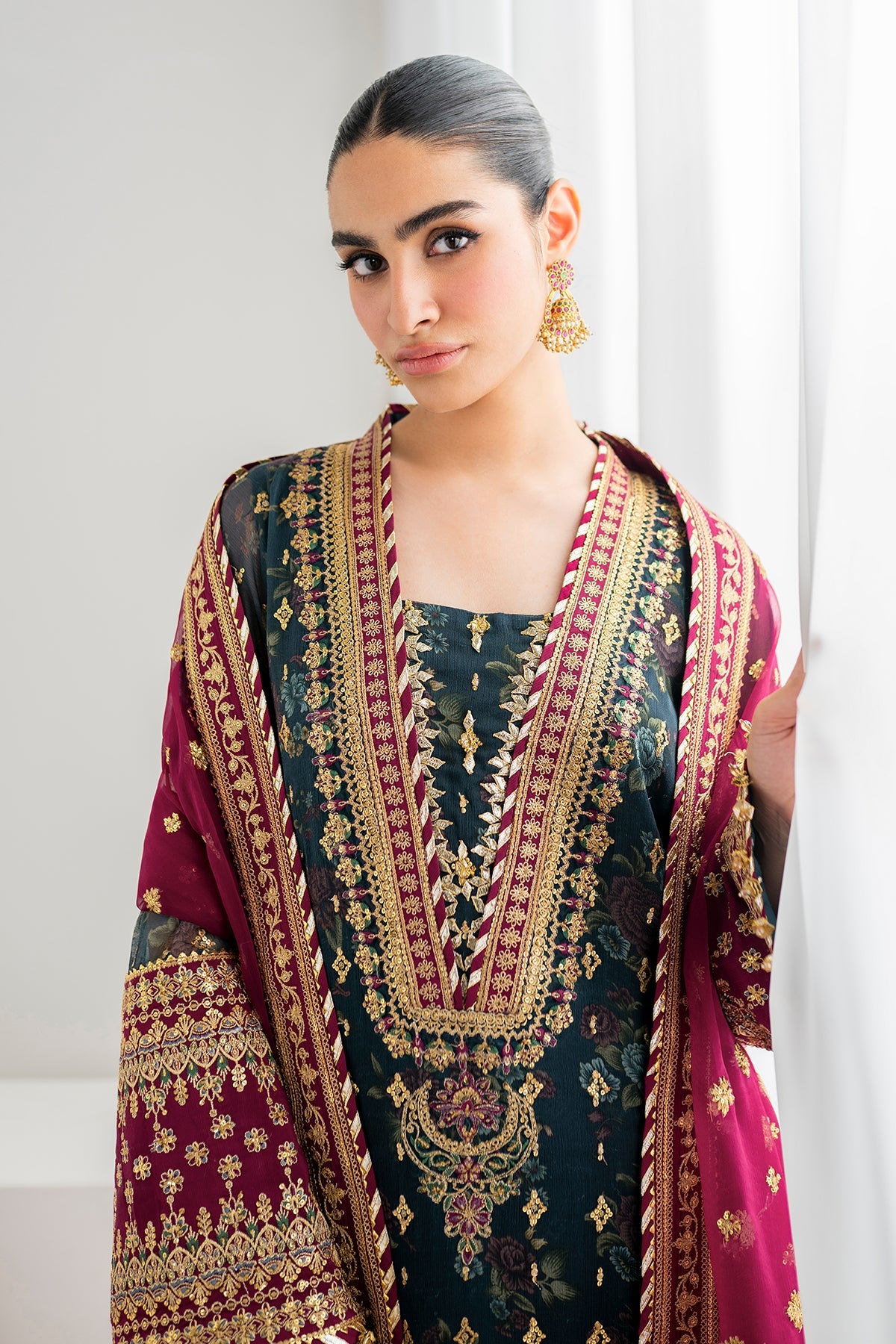 Baroque | Embroidered Chiffon | SF-689