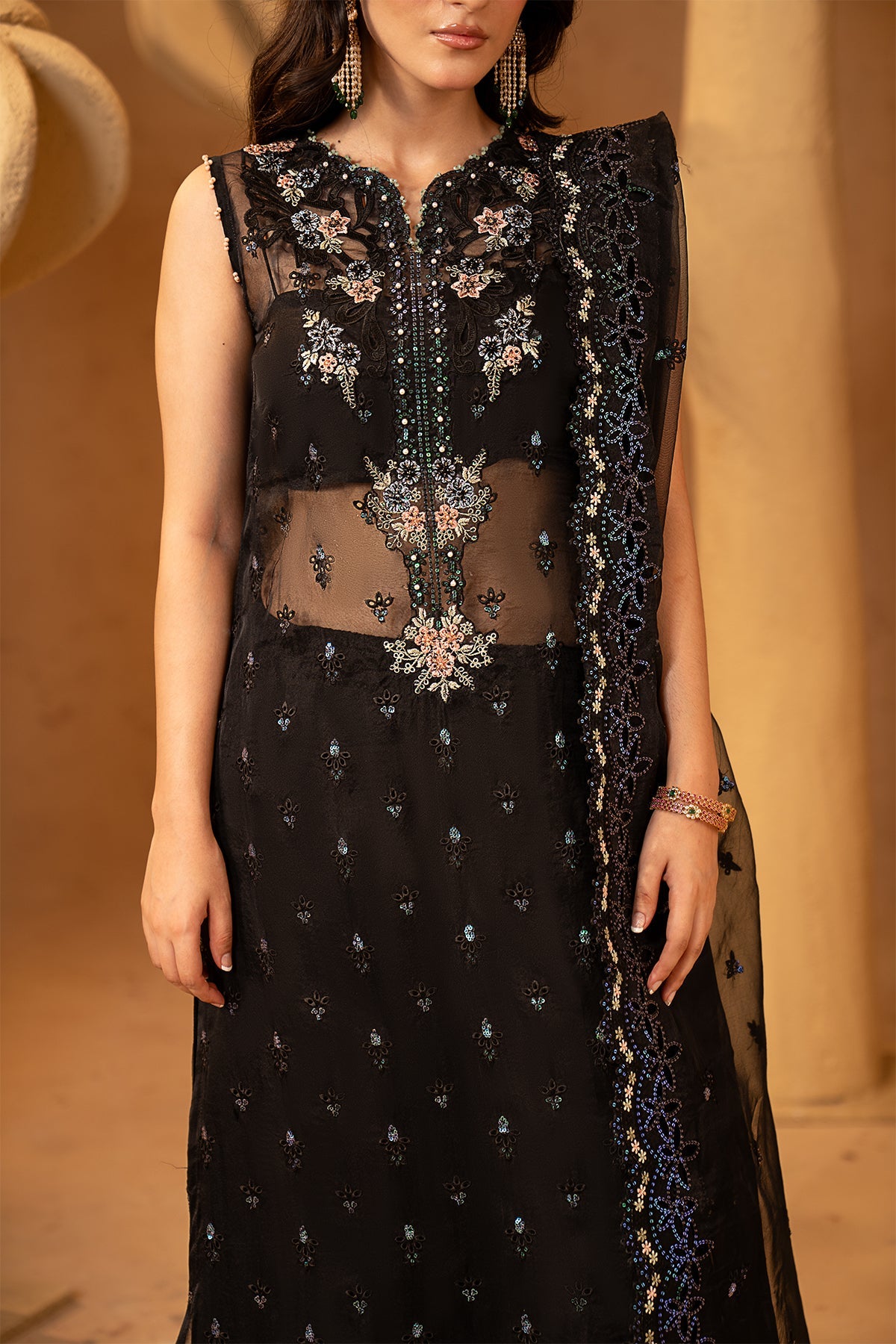 Maryams | Noir Luxury Formals | Seraphina - Formal Dress - available at Maria Faisal in UK and USA.