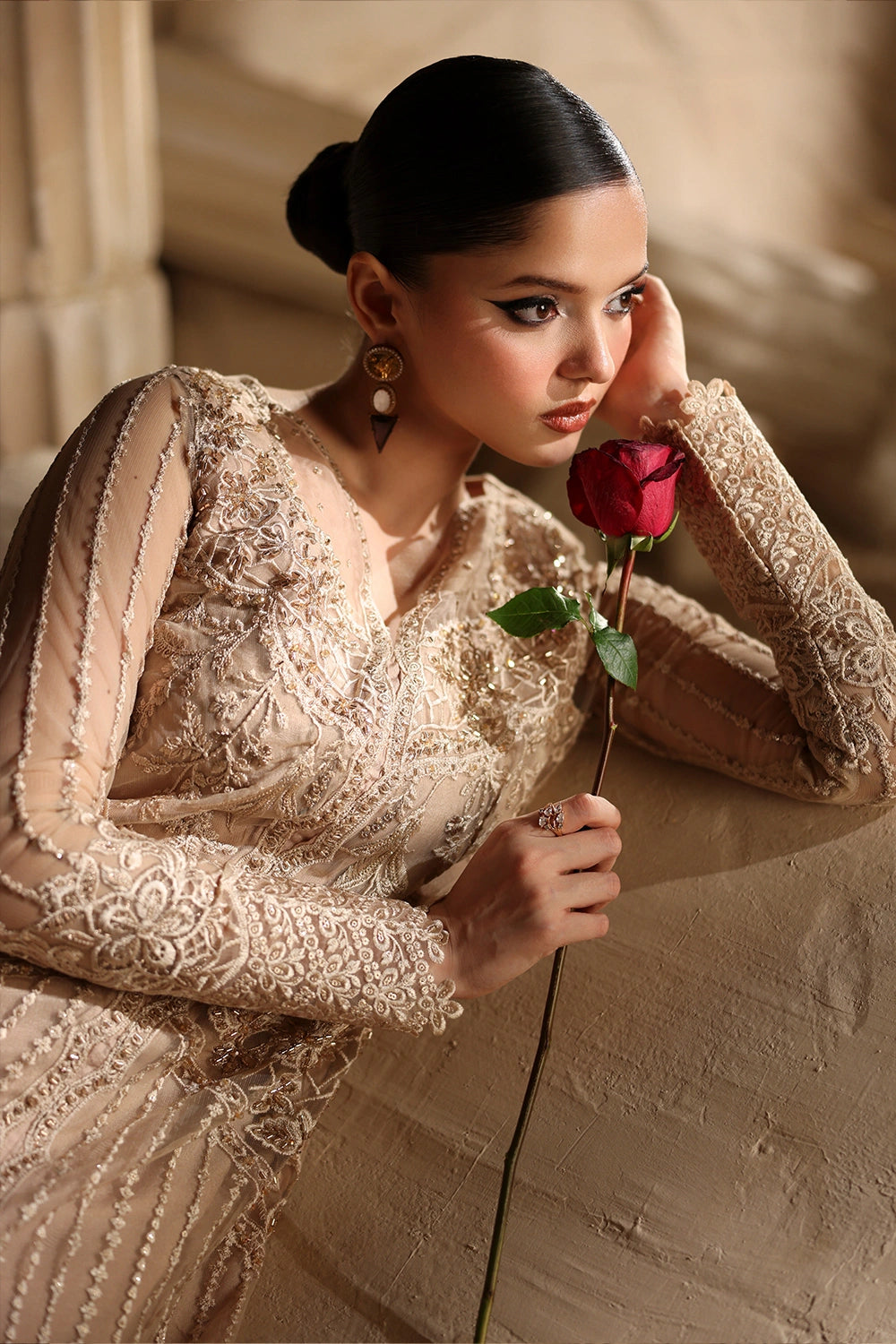 Azure | Luxe Formals | Elan - Formal Dress - available at Maria Faisal in UK and USA.