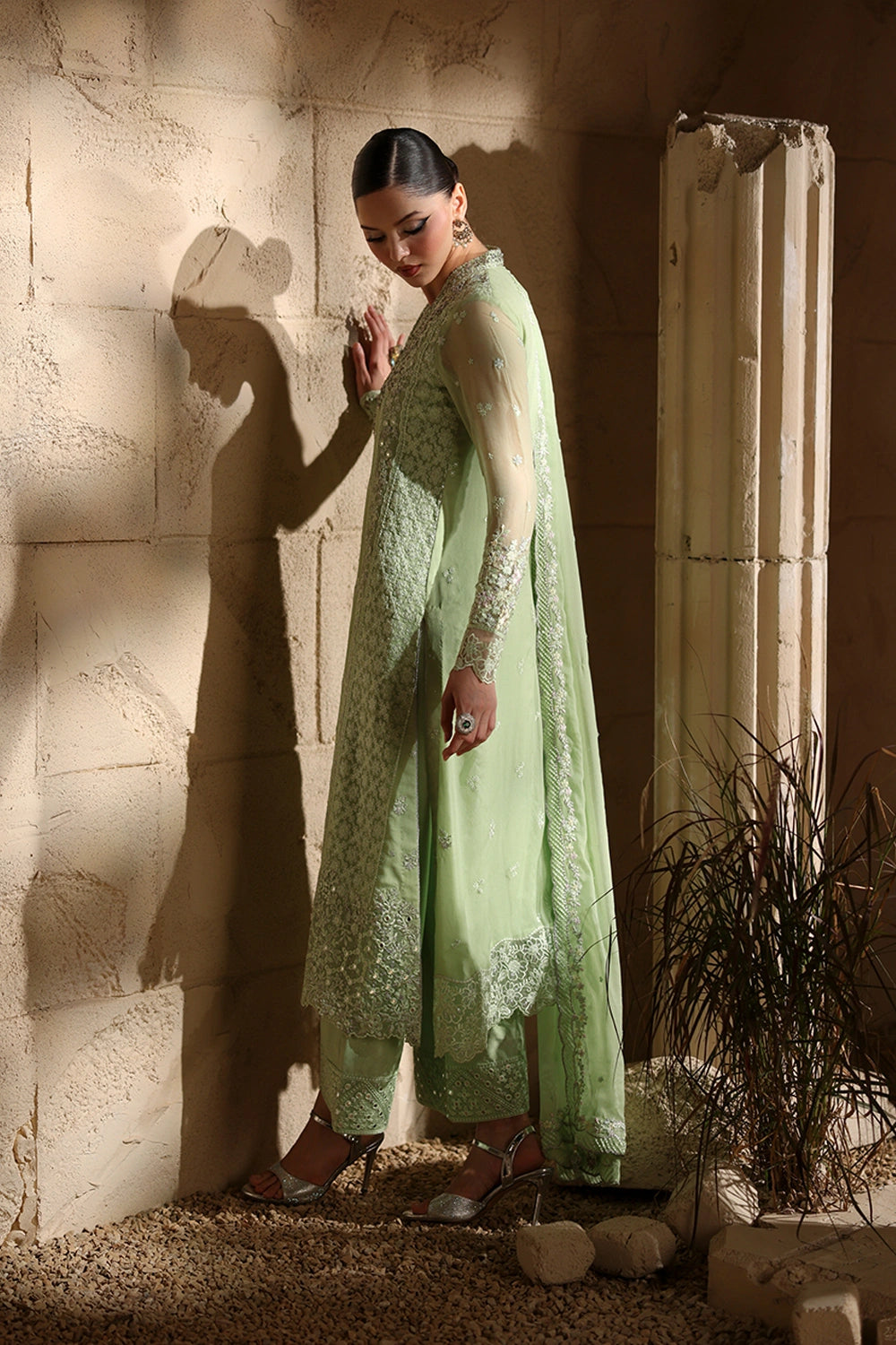 Azure | Luxe Formals | Elara - Formal Dress - available at Maria Faisal in UK and USA.