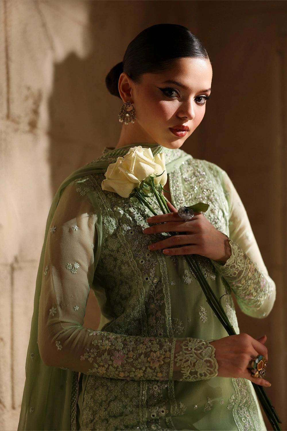 Azure | Luxe Formals | Elara - Formal Dress - available at Maria Faisal in UK and USA.