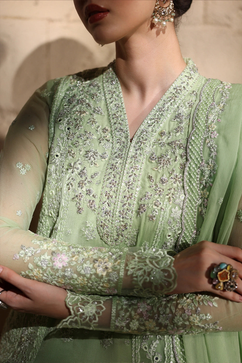Azure | Luxe Formals | Elara - Formal Dress - available at Maria Faisal in UK and USA.