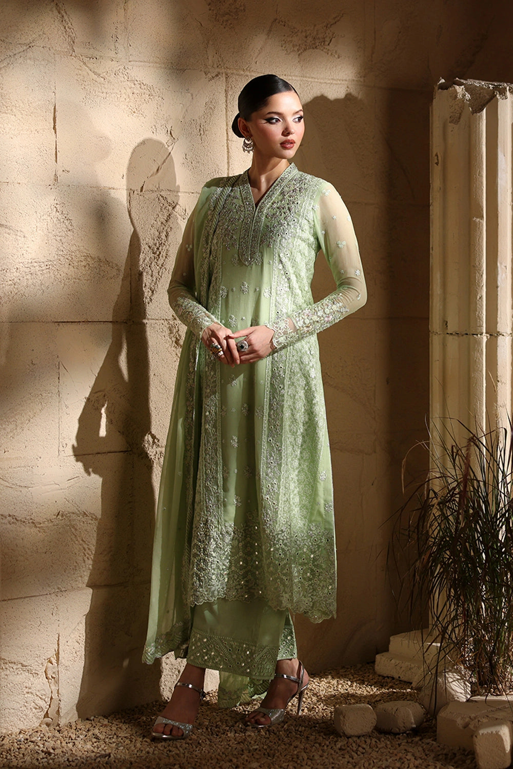 Azure | Luxe Formals | Elara - Formal Dress - available at Maria Faisal in UK and USA.