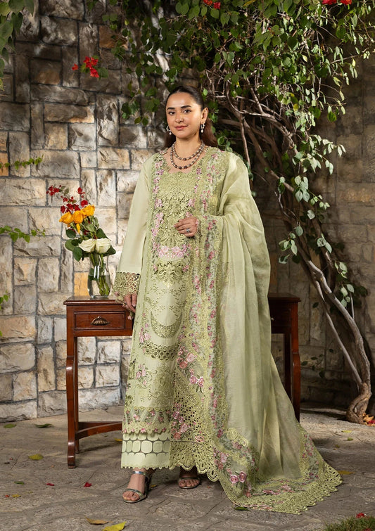 Elaf Premium | Luxury Lawn 26 | ELY-11 SPANISH MUSE - Luxury Dress - available at Maria Faisal in UK and USA.