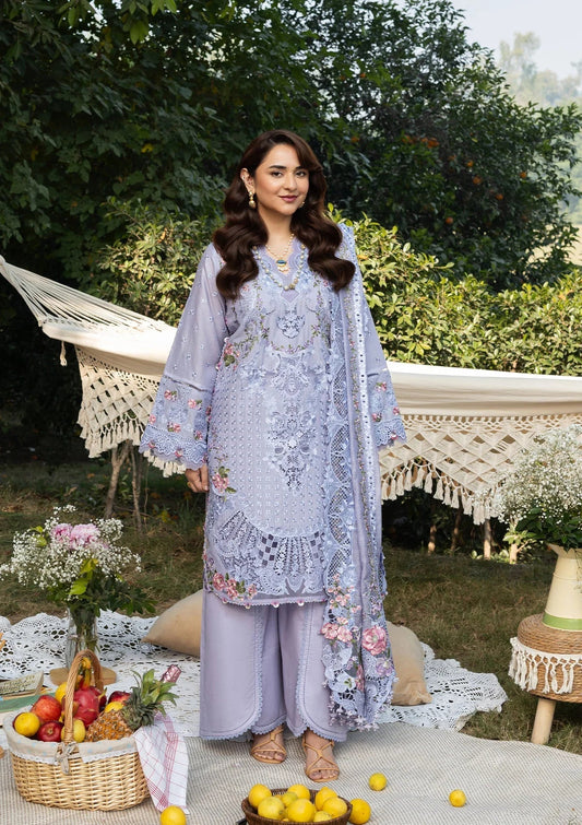 Elaf Premium | Luxury Lawn 26 | ELY-3B PARADISE - Luxury Dress - available at Maria Faisal in UK and USA.