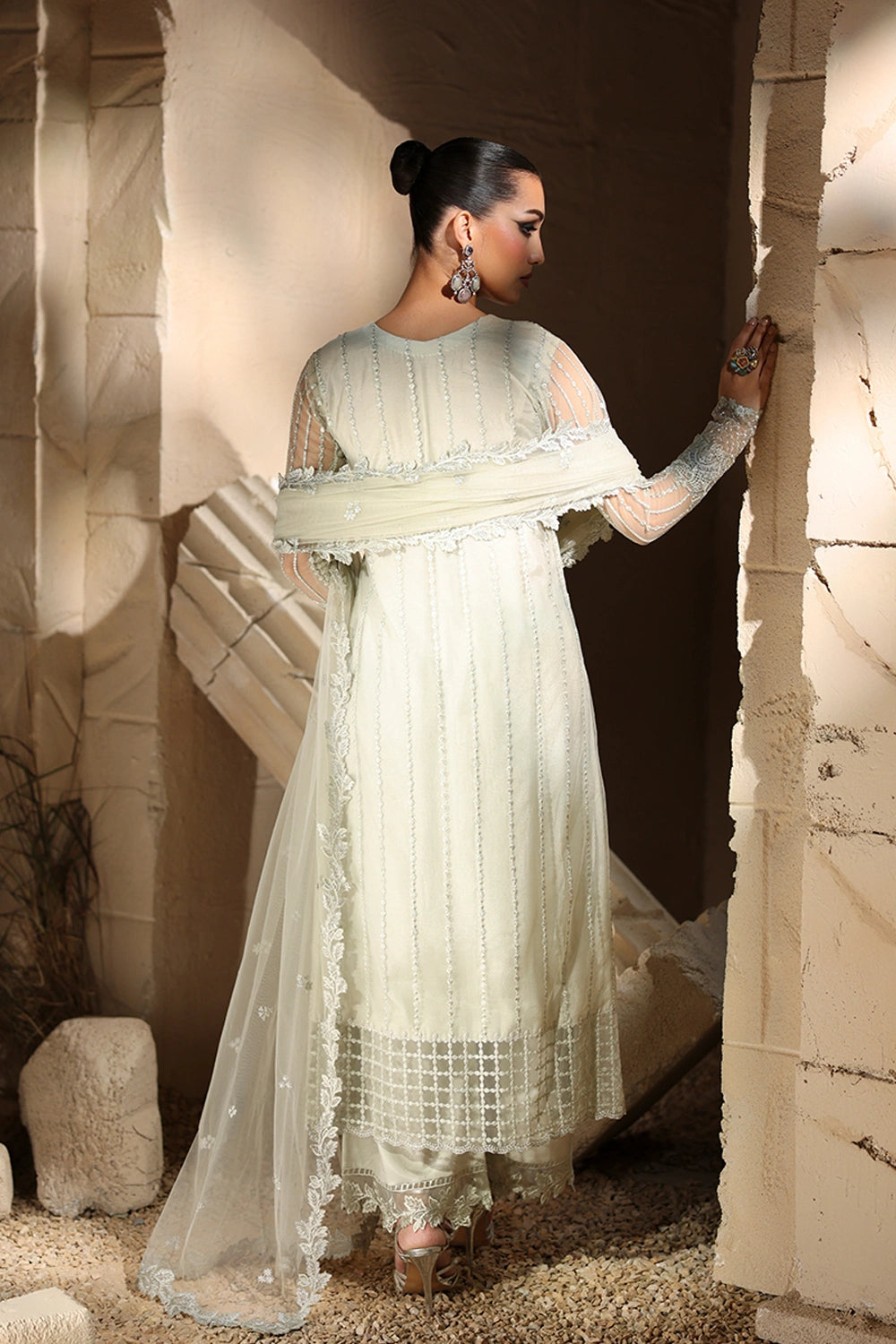 Azure | Luxe Formals | Elysian - Formal Dress - available at Maria Faisal in UK and USA.