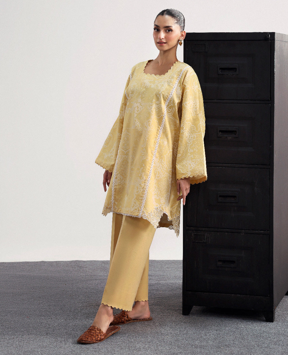 Republic Womenswear | Essentials Pre Fall | Aurela - Casual Dress - available at Maria Faisal in UK and USA.