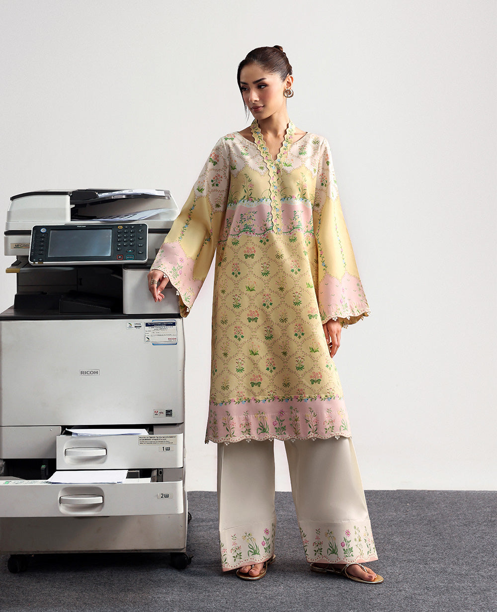 Republic Womenswear | Essentials Pre Fall | Myra - Casual Dress - available at Maria Faisal in UK and USA.