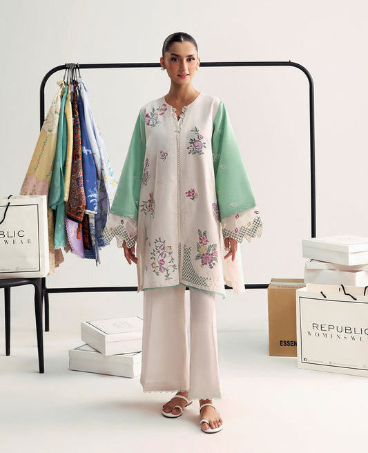 Republic Womenswear | Essentials Pre Fall | Serenya - Casual Dress - available at Maria Faisal in UK and USA.