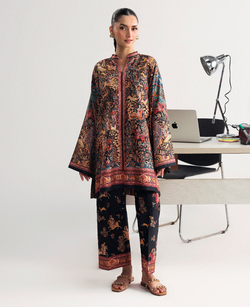 Republic Womenswear | Essentials Pre Fall | Noir - Casual Dress - available at Maria Faisal in UK and USA.
