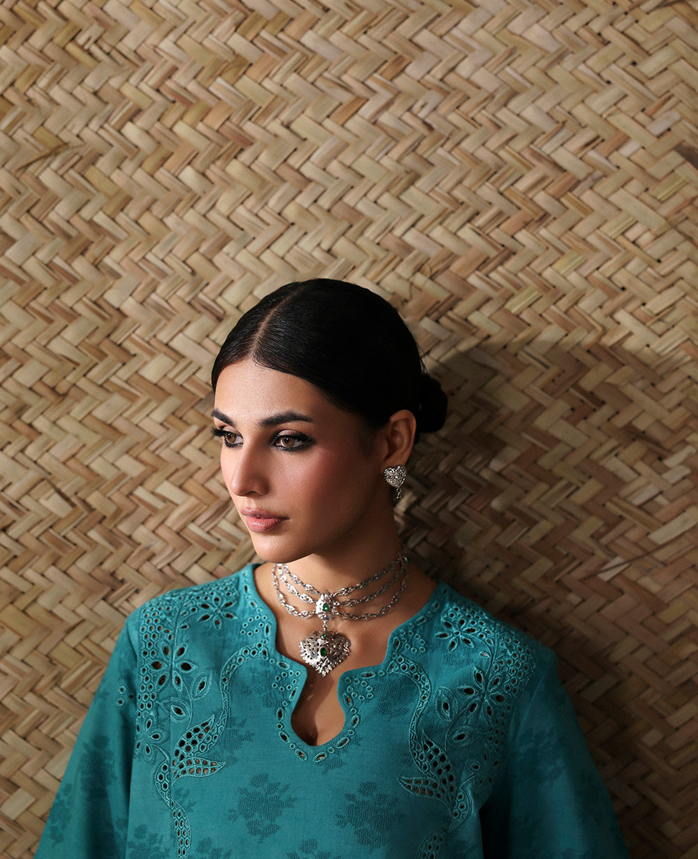 Republic Womenswear | Neoma Essential Basic Pret 26 |Alira - Casual Dress - available at Maria Faisal in UK and USA.