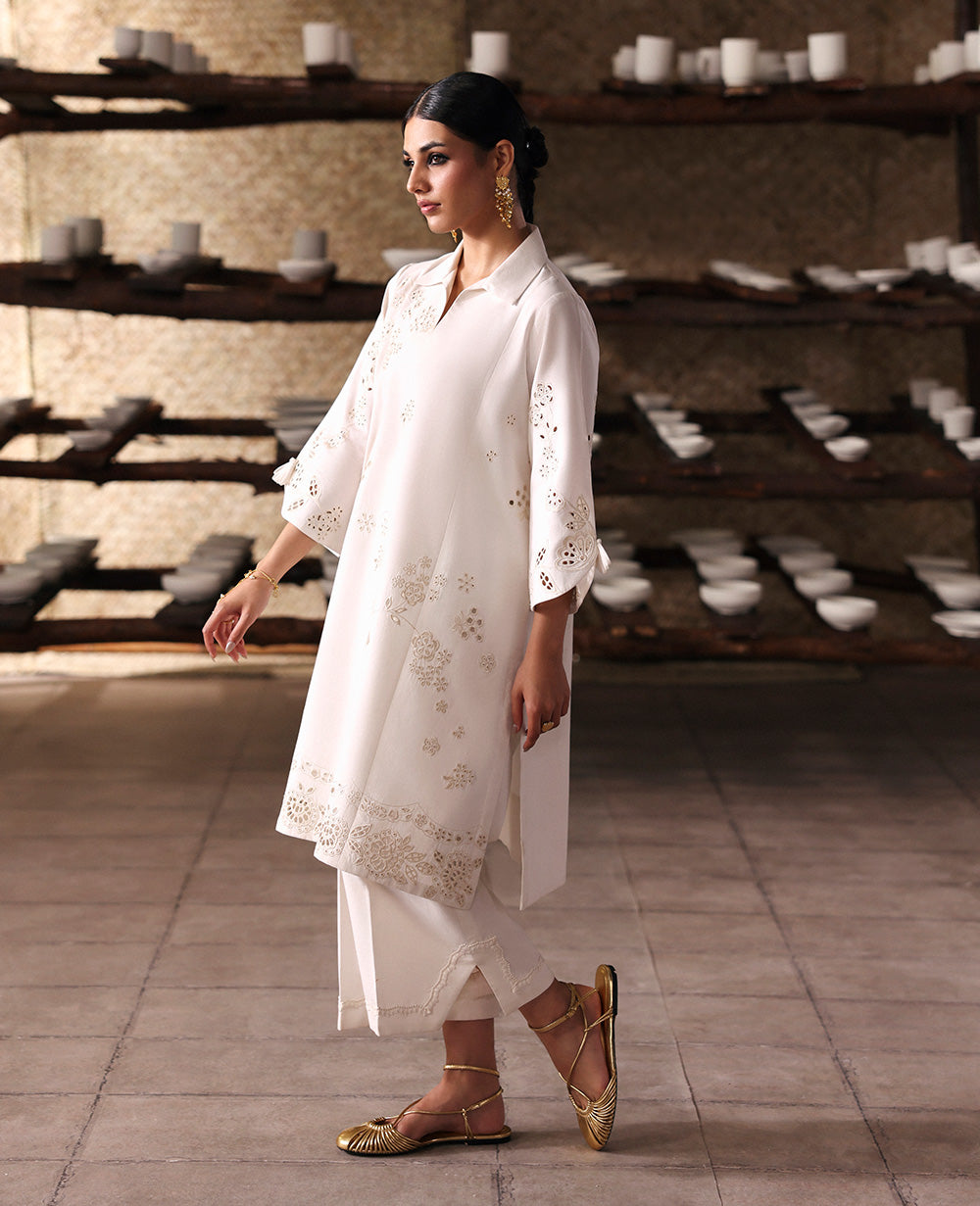Republic Womenswear | Neoma Essential Basic Pret 26 |Amara - Casual Dress - available at Maria Faisal in UK and USA.