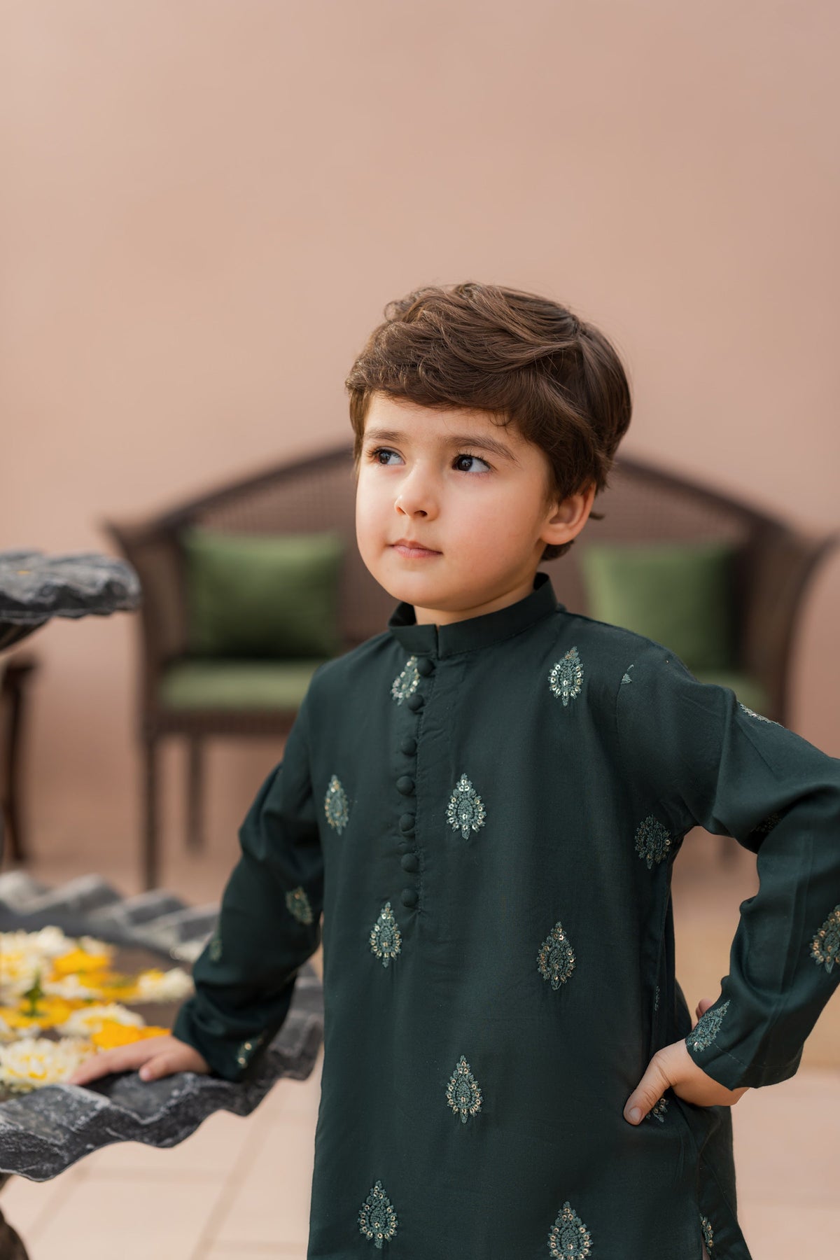 KKB-130 - by Maria Faisal - Registered Vendor of : Kastoor Kids - 100% Original Designer Dress.