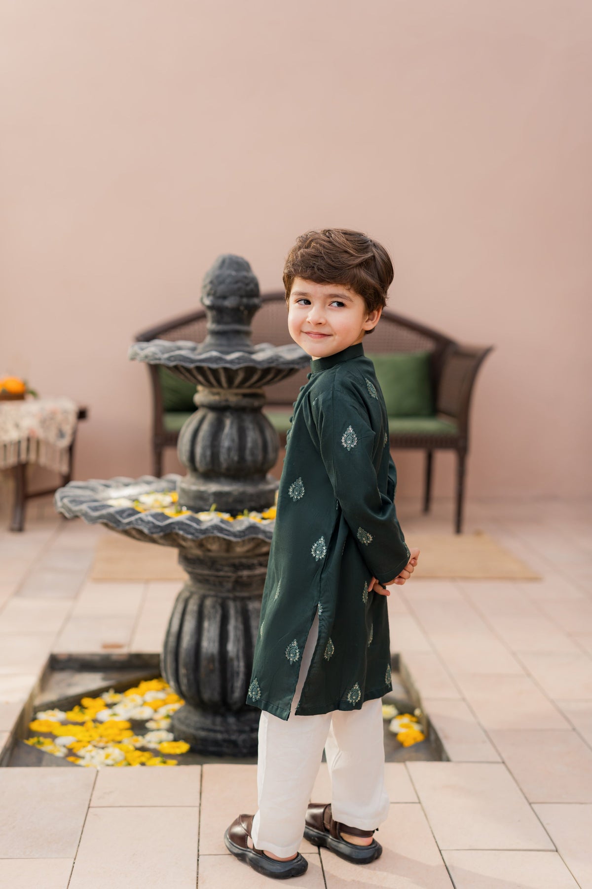 KKB-130 - by Maria Faisal - Registered Vendor of : Kastoor Kids - 100% Original Designer Dress.
