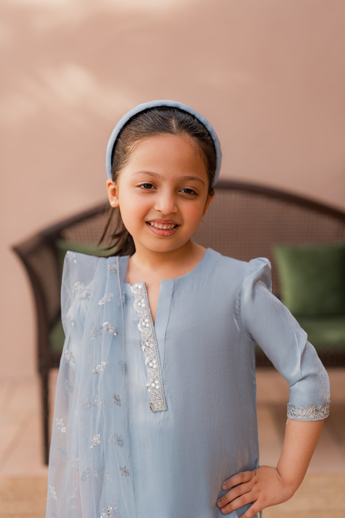 KKG-129 - by Maria Faisal - Registered Vendor of : Kastoor Kids - 100% Original Designer Dress.