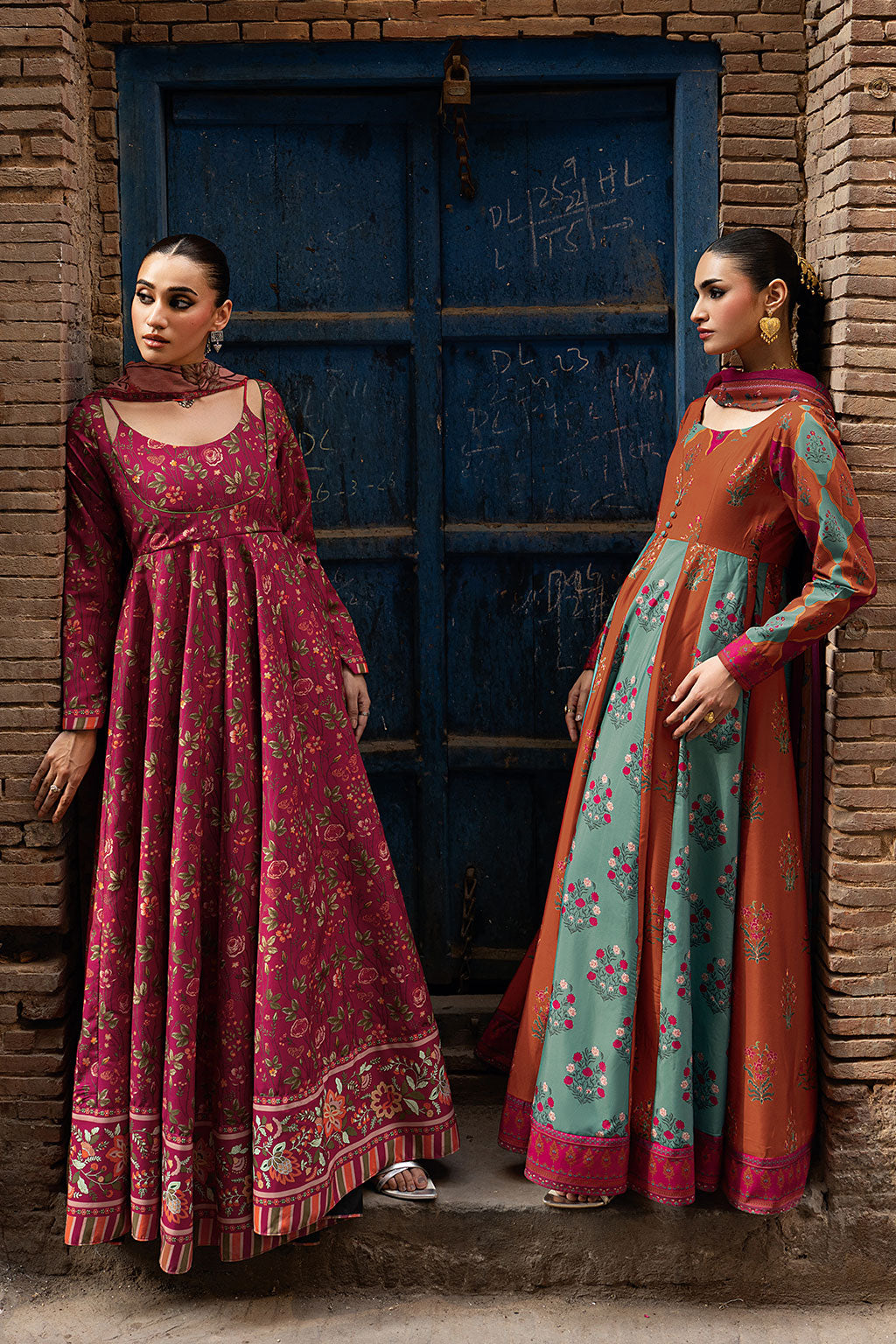 Shagna | Ed Dopahar |SP-107 (RANG) - Luxury Dress - available at Maria Faisal in UK and USA.