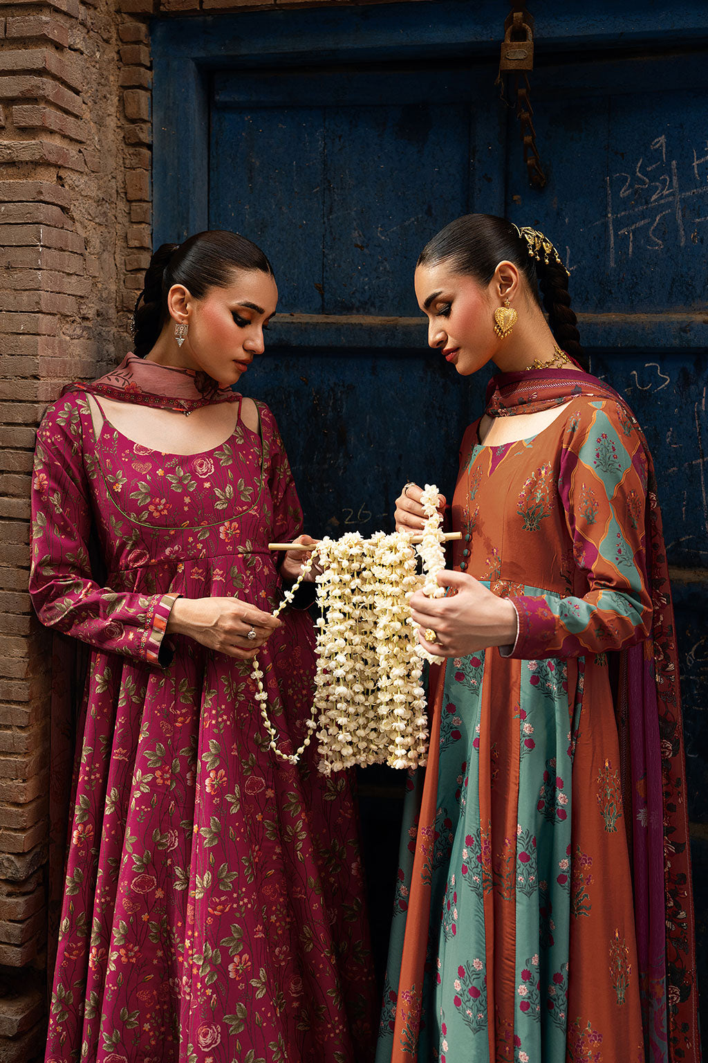 Shagna | Ed Dopahar |SP-107 (RANG) - Luxury Dress - available at Maria Faisal in UK and USA.
