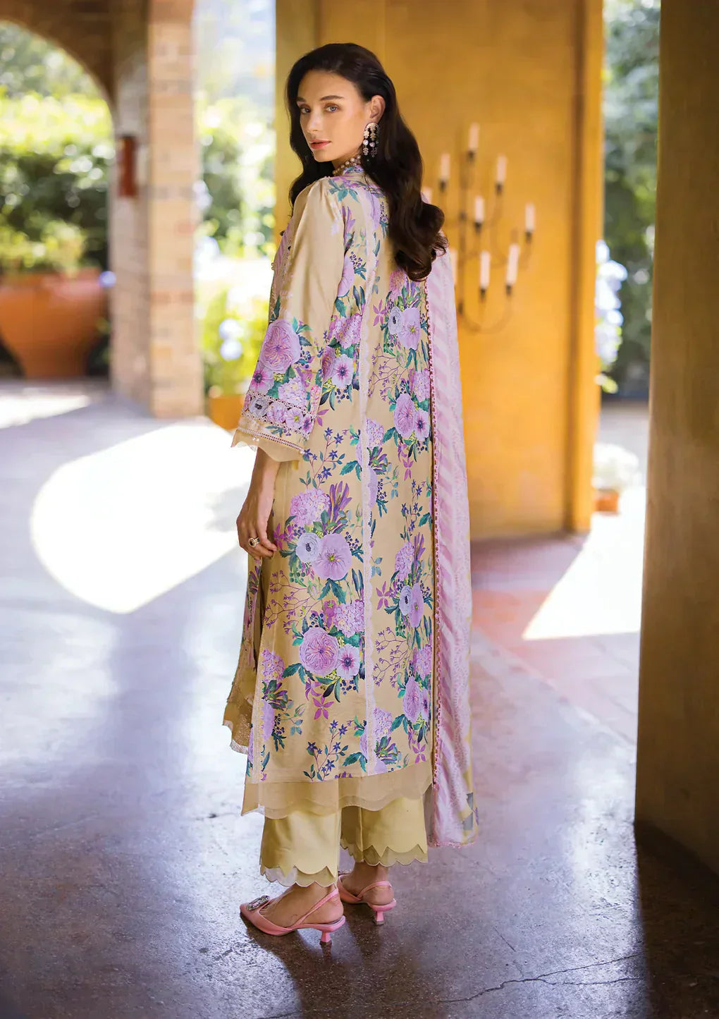 Elaf Premium | Print Chikankari 24 | ECT-04A TWINKLE - Ladies Clothes - Maria Faisal