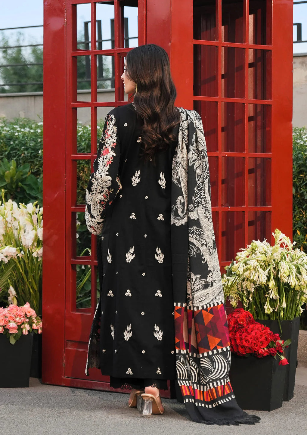 Elaf Premium | Winter Pashmina Shawl Collection | EPW-2B Forever YourÃ¢ÂÂs - Designer Dress with Intricate embroidery and embellishments. Shop elegent wedding dress at Maria Faisal.
