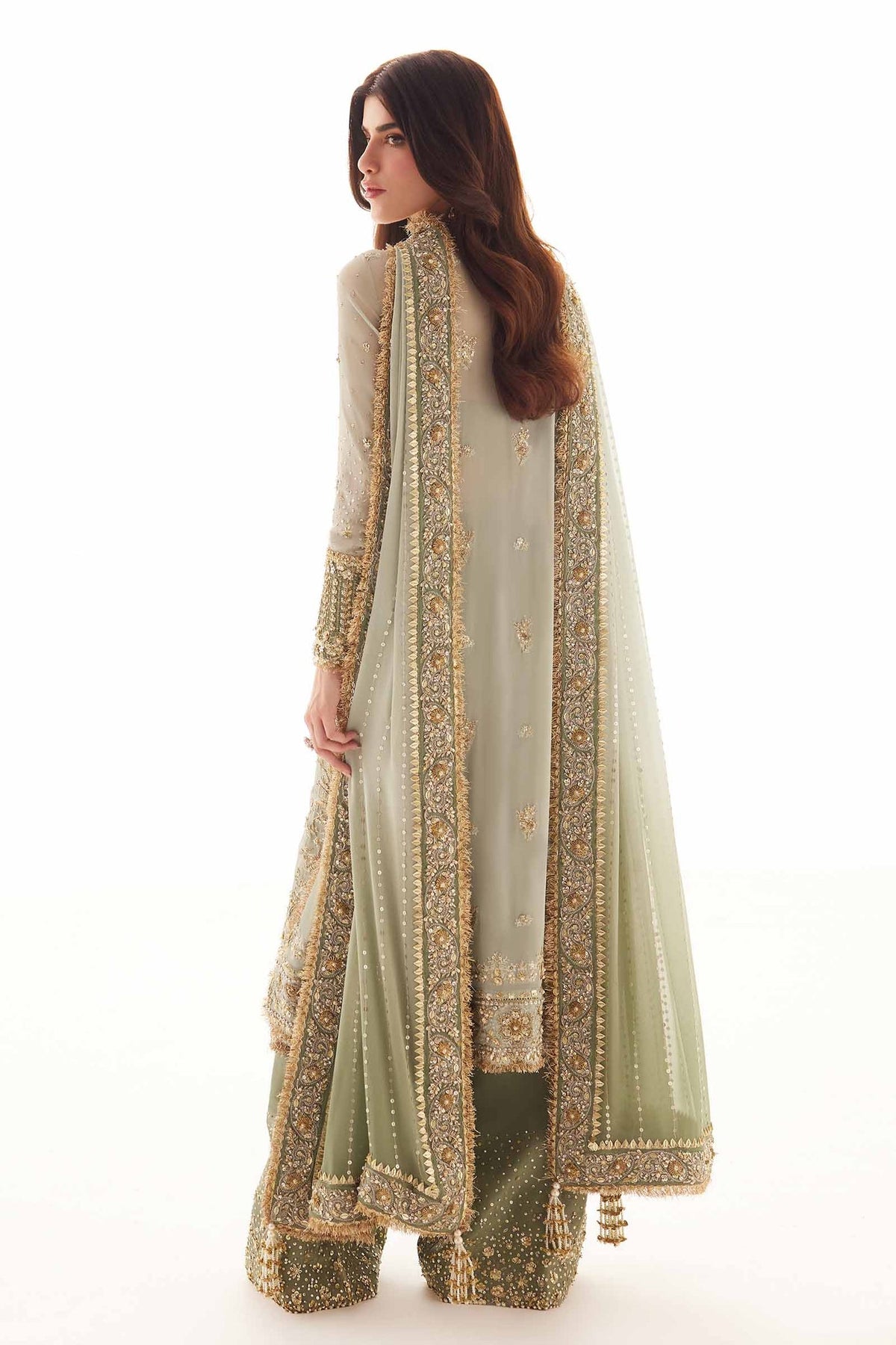 Elan | Elitarie Wedding Formals | VÃRONIQUE  (EP-21217) - Designer Dress with Intricate embroidery and embellishments. Shop elegent wedding dress at Maria Faisal.
