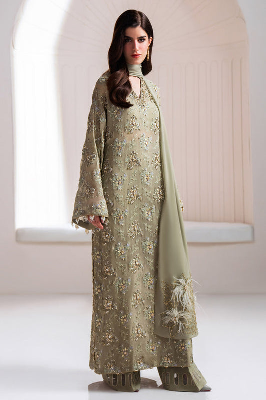 Elan | Elitarie Wedding Formals | CLARTÃ (EP-21215) - Designer Dress with Intricate embroidery and embellishments. Shop elegent wedding dress at Maria Faisal.