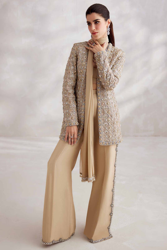 Elan | Elitarie Wedding Formals | AURÃLIEN (EP-21212) - Designer Dress with Intricate embroidery and embellishments. Shop elegent wedding dress at Maria Faisal.