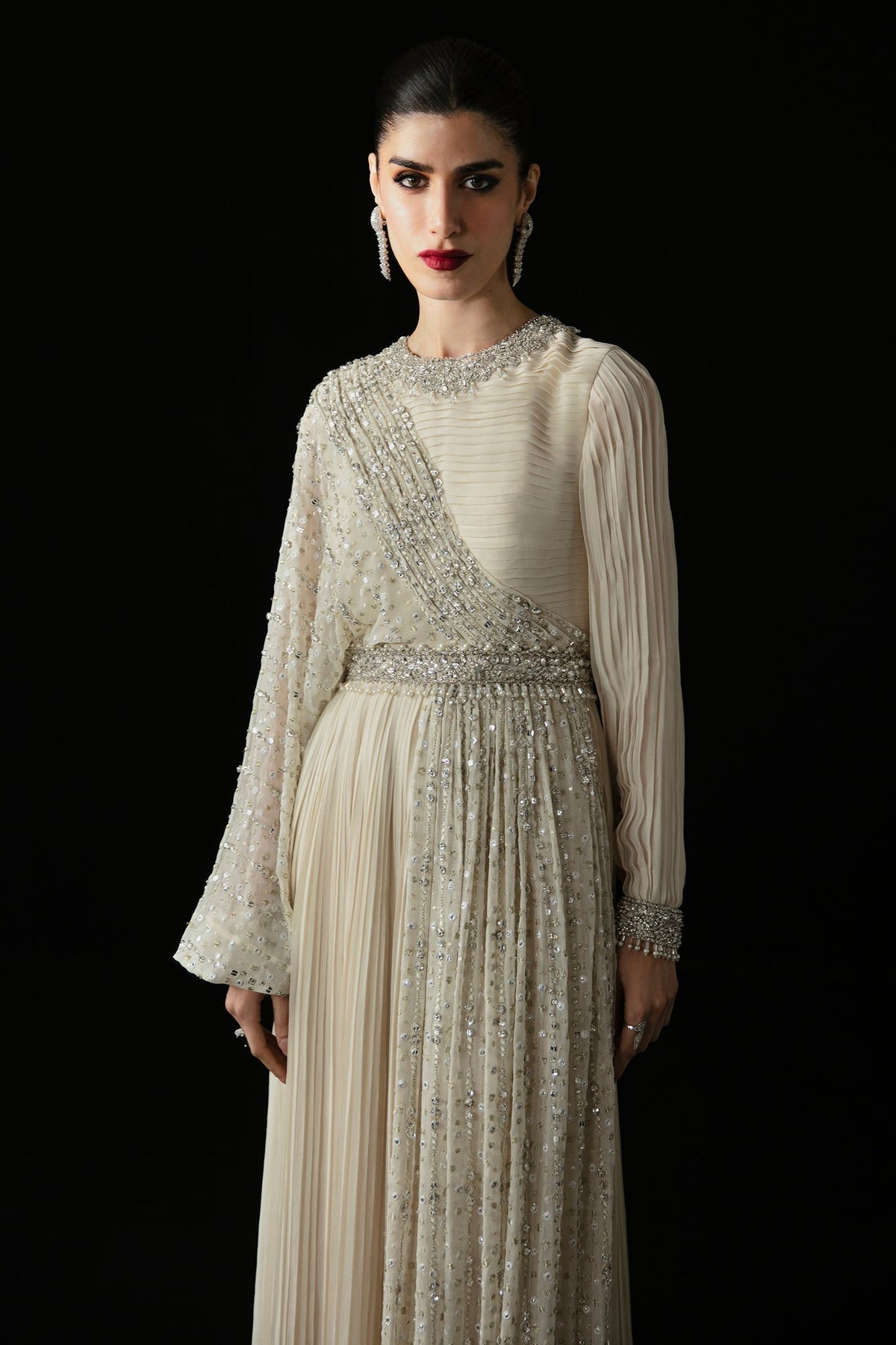 Elan | Pret Crepusule |  CRISTAL DE LUNE (EP-21304) - Ladies Clothes - Maria Faisal